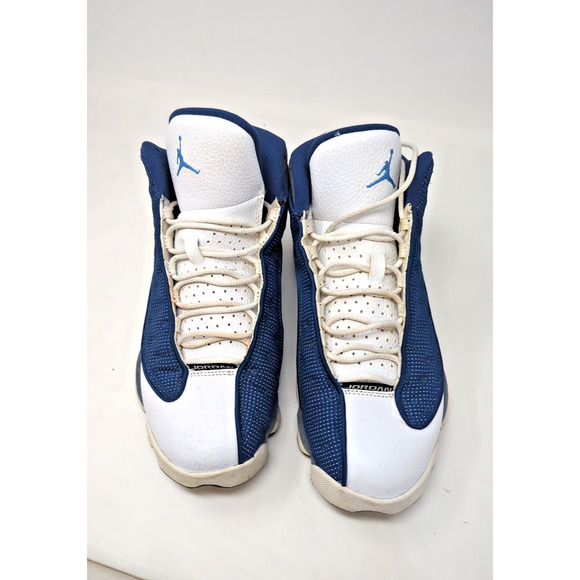 Nike Air Jordan 13 Retro Mid Flint Sneakers Blue and White 2019, US size 8.5 - Picture 3 of 10